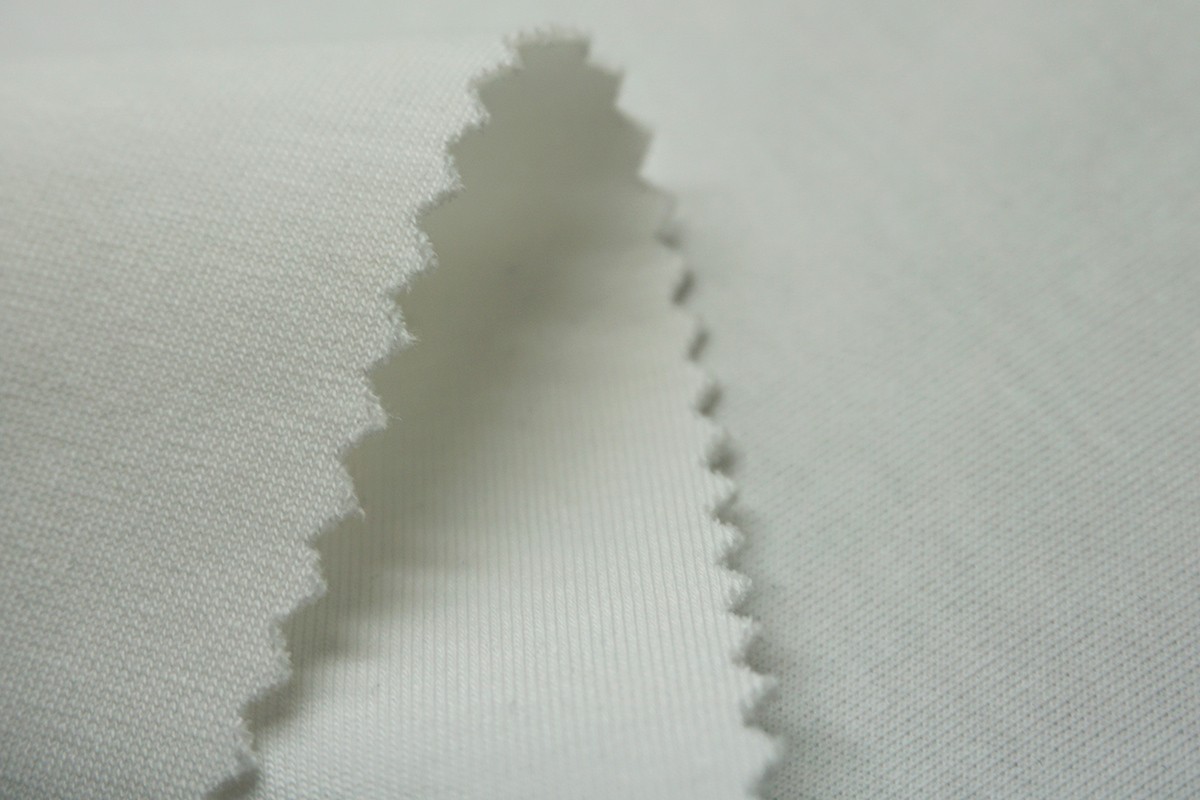 50支精梳棉聚酯氨纶超薄太空棉布弹力空气层卫衣面料